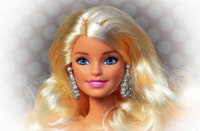 incredibly beautiful blonde Barbie