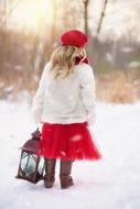 Little Girl in Winter