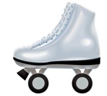 painted white rollers