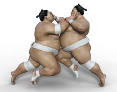 clipart of sumoringer athlete competition