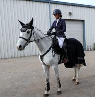 girl rider on Horse