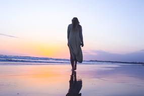 Ocean Water and girl