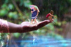 gorgeous Rain Child Leisure