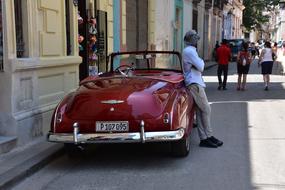 old cabriolet in Havana