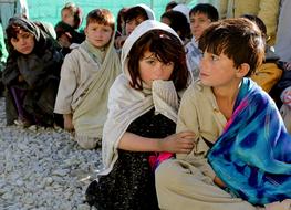 photo of poor children in Afghanistan