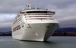 gorgeous Cruise Ship on calm water