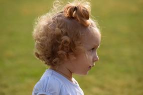 profile portrait of Girl Baby Child