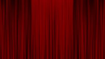 curtain cinema theater red