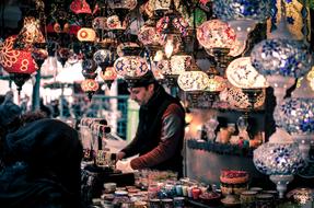 Arabic market booth