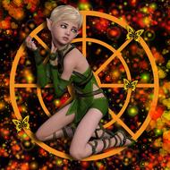 magic female elf