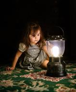 Girl Light lamp