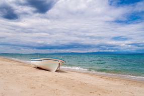 stranded boat