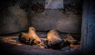 antique broken bell