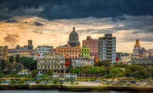 historical center of Havana on Cuba