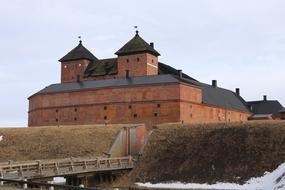 medieval fortress in Hameenlinna, Finland