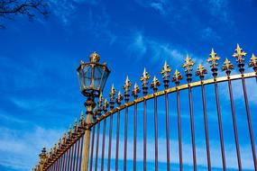 forged fence of the Hofburg Imperial Palace in Vienna