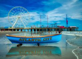 Atlantic City boat, new jersey, america