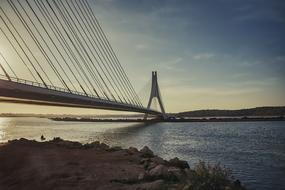 Bridge river Sunset