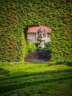 garden in baroque style