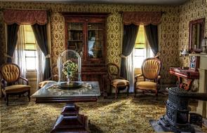 Living Room of a Victorian