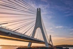 Bridge Architecture at Sunset