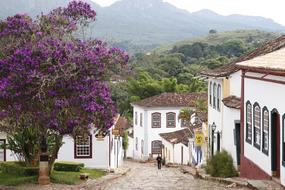 traditional architecture in the old town of brazil