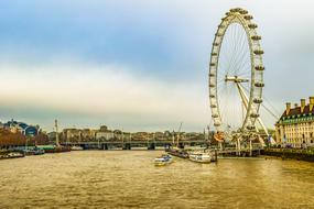 London Eye Ferris Wheel in UK