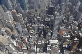 photo of Manhattan, aerial view