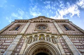 photo of the facade of the Cathedral in Speyer, Germany