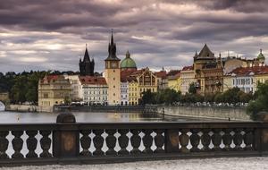 medieval panorama in Prague