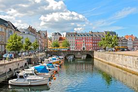 beautiful Denmark port