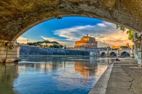 Rome Bridge Of Angels