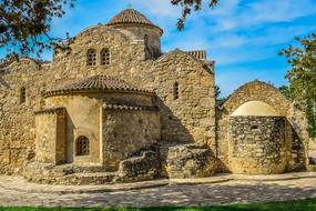 Panagia Angeloktisti, aged Byzantine church in Cyprus in Kiti