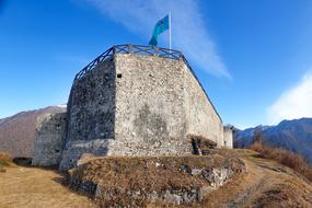 beautiful Tolmin Castle Stone