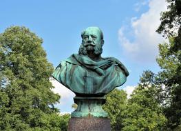 bust of Emperor Wilhelm I in Germany