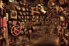 Battleship Engine Room