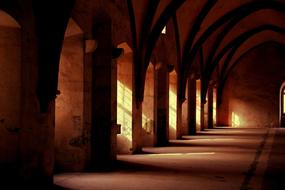 magnificent Monastery Hallway