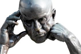 Thinking Head Sculpture