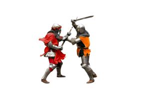 Knight Middle Ages battle