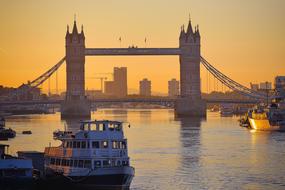 beautiful Tower Bridge sunset