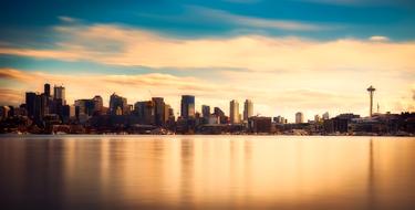 beautiful Seattle Washington Panorama