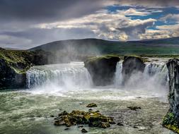 beautiful Iceland Waterfall