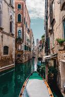 gondola in Venetian channel