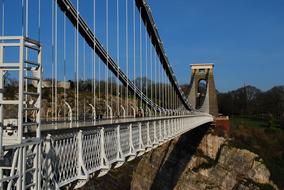 view of the suspension bridge at Clifton