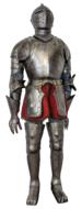 computer generated image of a medieval knight