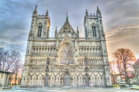 Nidaros Cathedral in Trondheim, Norway