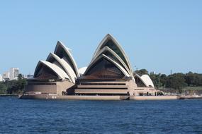 beautiful Australia Opera in Sydney near the water