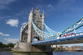 Macro photo of Tower Bridge in London