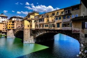 ancient building on the water in Italy