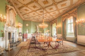 vintage Burton Constable Hall Dining Room